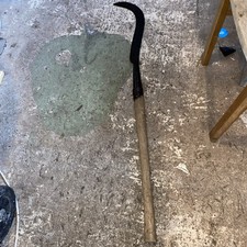 Elwell Billhook Sickle Slasher Antique Vintage English Farming Garden Tool