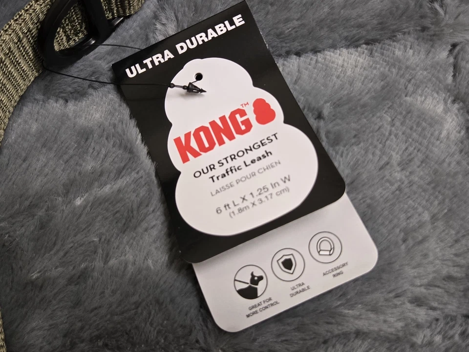 Поводок дорожный Kong 6 футов желтовато-коричневый - Изображение 2 из 2