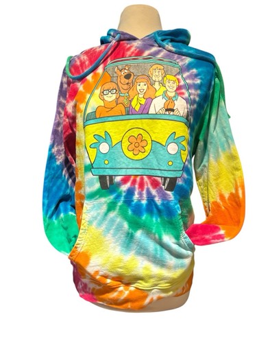 Scooby Doo size medium Colorful Tie-Dye Hoodie | eBay