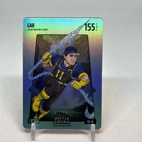 2026 Bo Jackson Battle Arena Gar Blue Ice Battlefoil BBF-39 Edgar Martinez