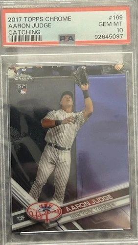 2017 Topps Chrome - Aaron Judge #169 (RC) PSA 10