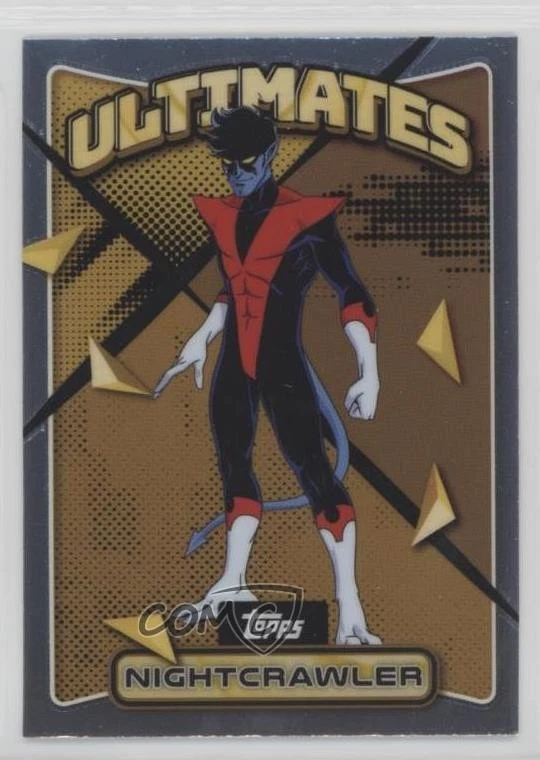 2025 Topps Finest X-Men '97 Rare Gold Nightcrawler #77 3s8