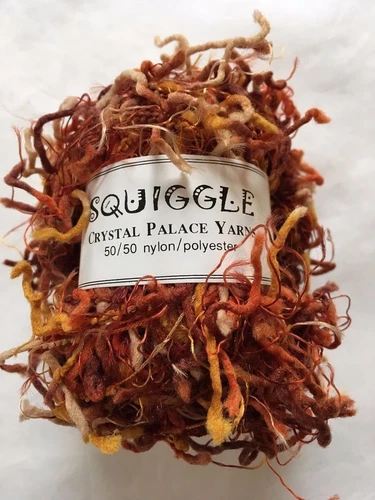 Crystal Palace Yarns Squiggle #9295 Redwood - Copper Brown Cream + 50gr 100yds