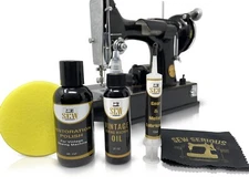 Vintage Sewing Machine Restoration Kit Polish Singer 221 201 99 15 Oil Lubricant