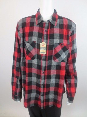 Urban Pipeline Men's Ultimate Long Sleeve Flannel Shirt Red Pattern Size 2XL 400391890677 | eBay