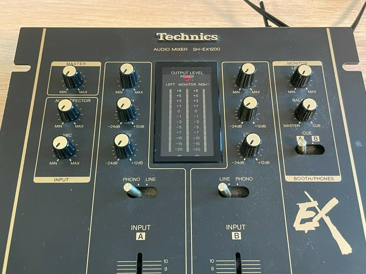Technics SH-EX1200-K Analog Audio Mixer DMC Championship Official