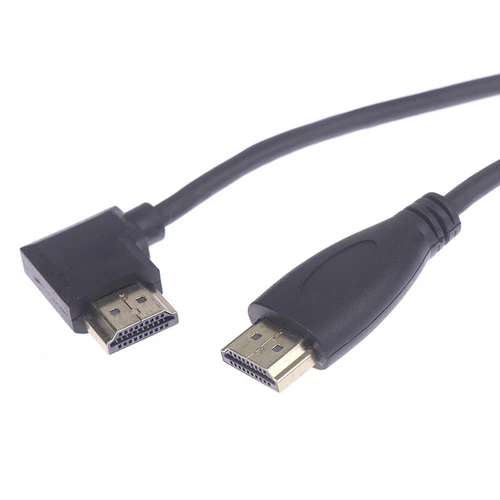 High Speed 4K HDMI 2.0 Cable 90 Degree Angled Extension Cable For PS4 TV}