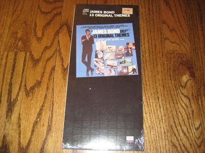 007 James Bond 13 Original Themes Cd SEALED longbox Paul McCartney Carly Simon