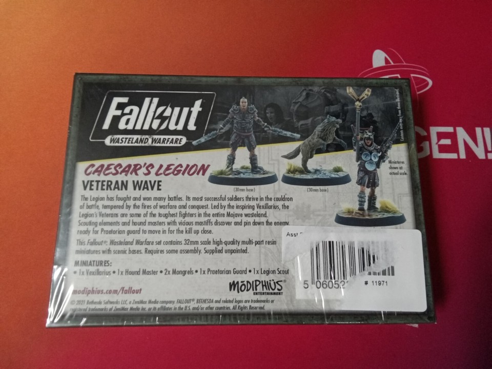 Fallout Wasteland Warfare - Caesar's Legion Veteran Wave Miniatures Set - View #8