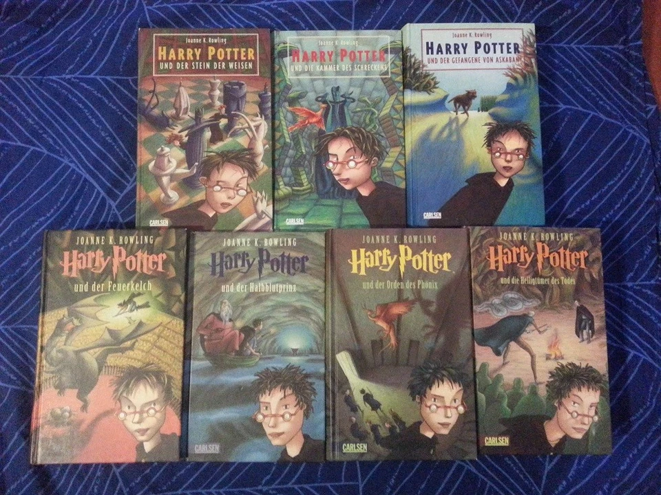 Harry Potter Büchersammlung Band 1-7 komplett, deutsch, gebunden, guter Zustand - Bild 2 von 4
