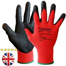 Waterproof Work Gloves safety Flex Grip Latex Glove Garden Builder Ladies/Men’s
