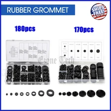 2 Styles Rubber Grommet Assortment Kit Set Firewall Hole Electrical Wire Gasket