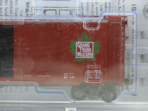 HO Kadee 5268 GTW Grand Trunk Western 40' Single Door Box Car #516874 -Sealed - Picture 3 of 7