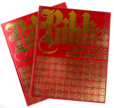 LA BIBLIA 2 Tomos - Antiguo y Nuevo Testamento- Ed. Santillana 1969 - Spanish CE