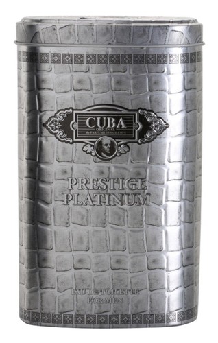 CUBA PRESTIGE PLATINUM FOR MEN edt eau de toil. profumo uomo 90ml NUOVO - Foto 2 di 8