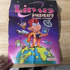 Linus Spacehead's Cosmic Crusade NES POSTER ONLY