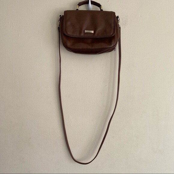 Rosetti Crossbody Vegan Leather Brown Bag Gem