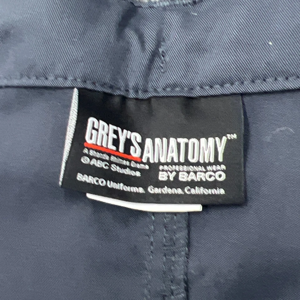 GREY'S ANATOMY Uniform Scrubs Bottoms Pants Gray XL XXL 40-46" Waist - Image 3 of 4