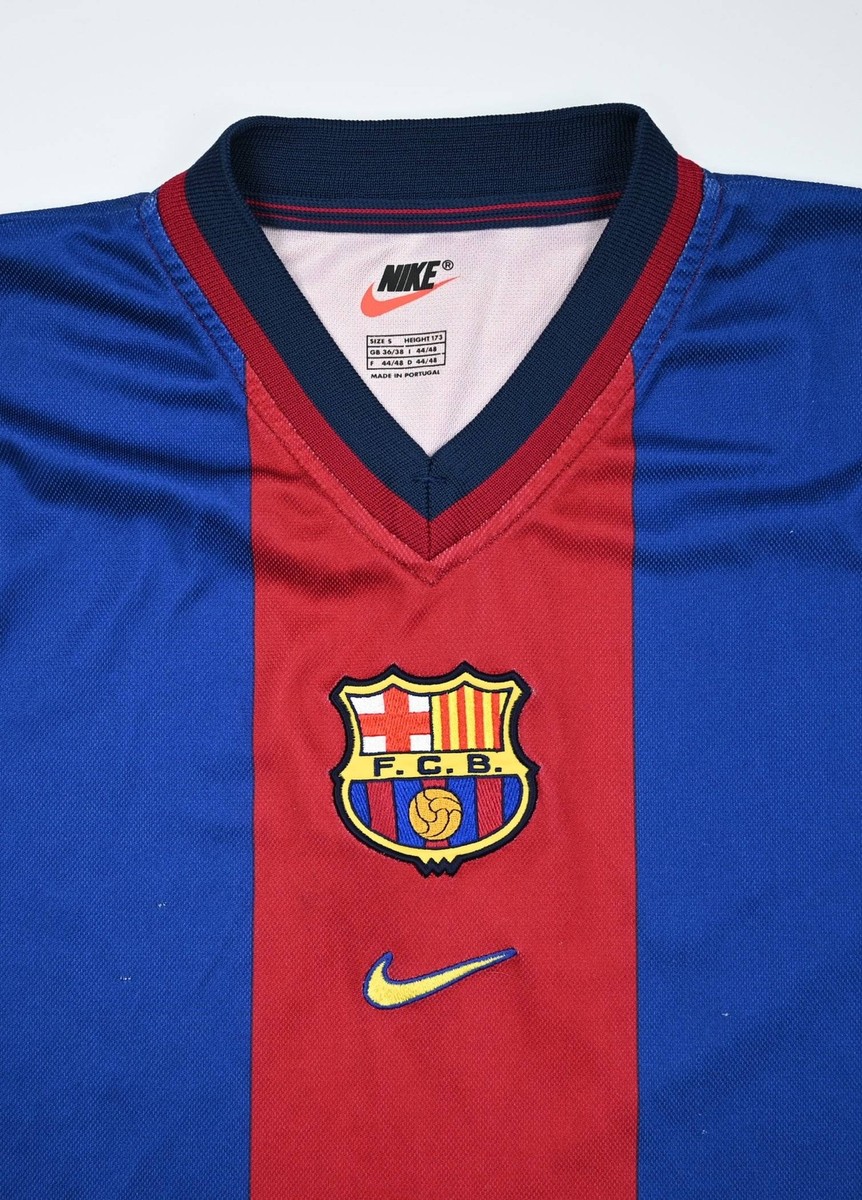 Nike 1998-99 FC BARCELONA SHIRT TRIKOT S | eBay