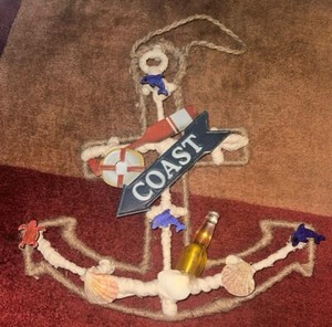 Anchor Wreath handcrafted 19 inch