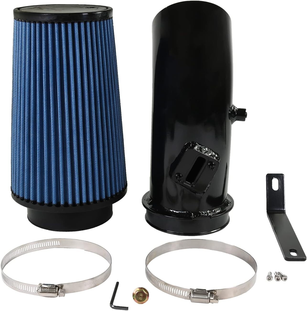 Cold Air Intake Pipe Kit w/Oiled Filter For 11-16 Ford 6.7L Powerstroke Diesel