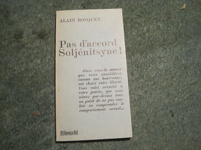 Alain BOSQUET: Kein Solschenizyn-Akkord!