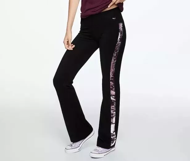 VS VICTORIAS SECRET PINK YOGA FLARE PANT TIGHT LEGGING SWEATS