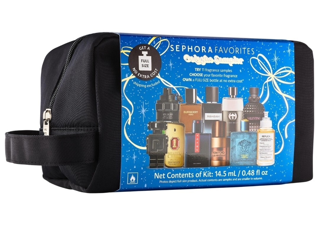 SEPHORA FAVORITES FALL 2024 Mens Cologne Sampler w/Shaving Bag NO