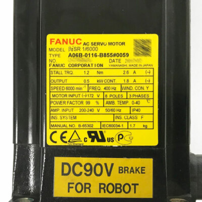 ファナックサーボモータA06b-0116-b855/0048　 新品未開封 s-l400.jpg