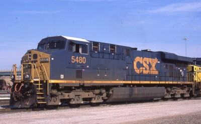 CSX Railroad Train Locomotive 5480 GALESBURG IL Original 2008 Photo ...