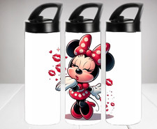 Minnie Mouse Kisses Inspired 20 oz Stainless Steel Insulated Water Bottle