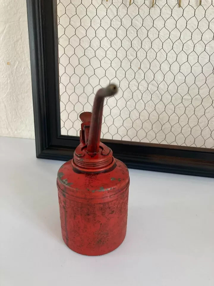 Ancienne burette bidon huile shell de andreis - Collection