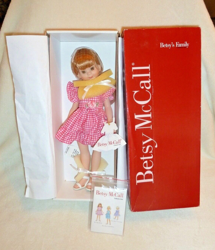 Betsy McCall Doll, NRFB, Tonner 1988, Tags, Book, red hair, Brn eyes (Orig $80)