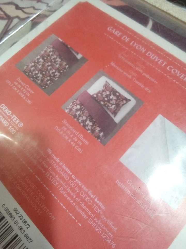 OEKO-TEX Gare DE LYON DUVET COVER SET (Floral) - Image 4 of 4