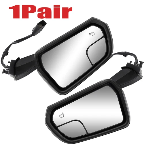 Pair Mirrors Left & Right Side for Ford Mustang 2015-2020 w/Turn Signal Light - Picture 1 of 11