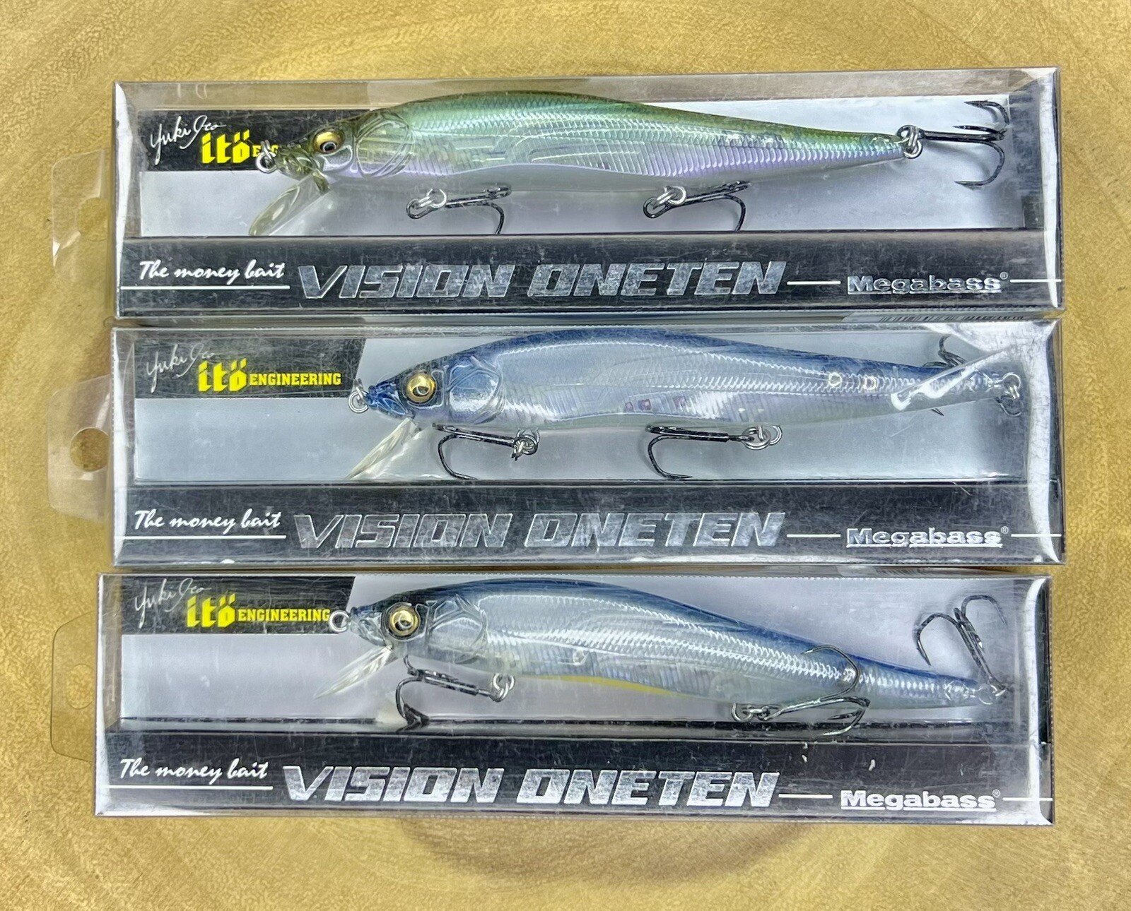 Megabass (Lot Of 3) Ito Vision OneTen Suspending Jerkbaits, Bass, Free Shipping! - Image 2