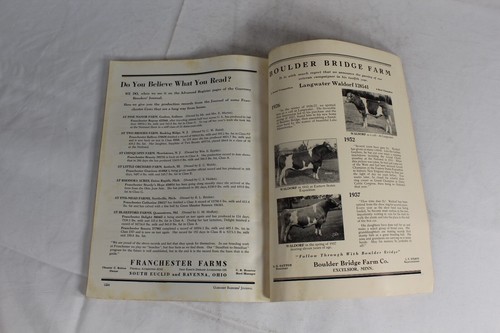 Guernsey Breeders Journal December 1, 1937 Cow Calf Bull Farms Cattle Dairy Ads - Imagen 17 de 18
