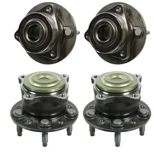Moog Front & Rear Wheel Bearing and Hub Assemblies Kit For Chevy Cruze Diesel