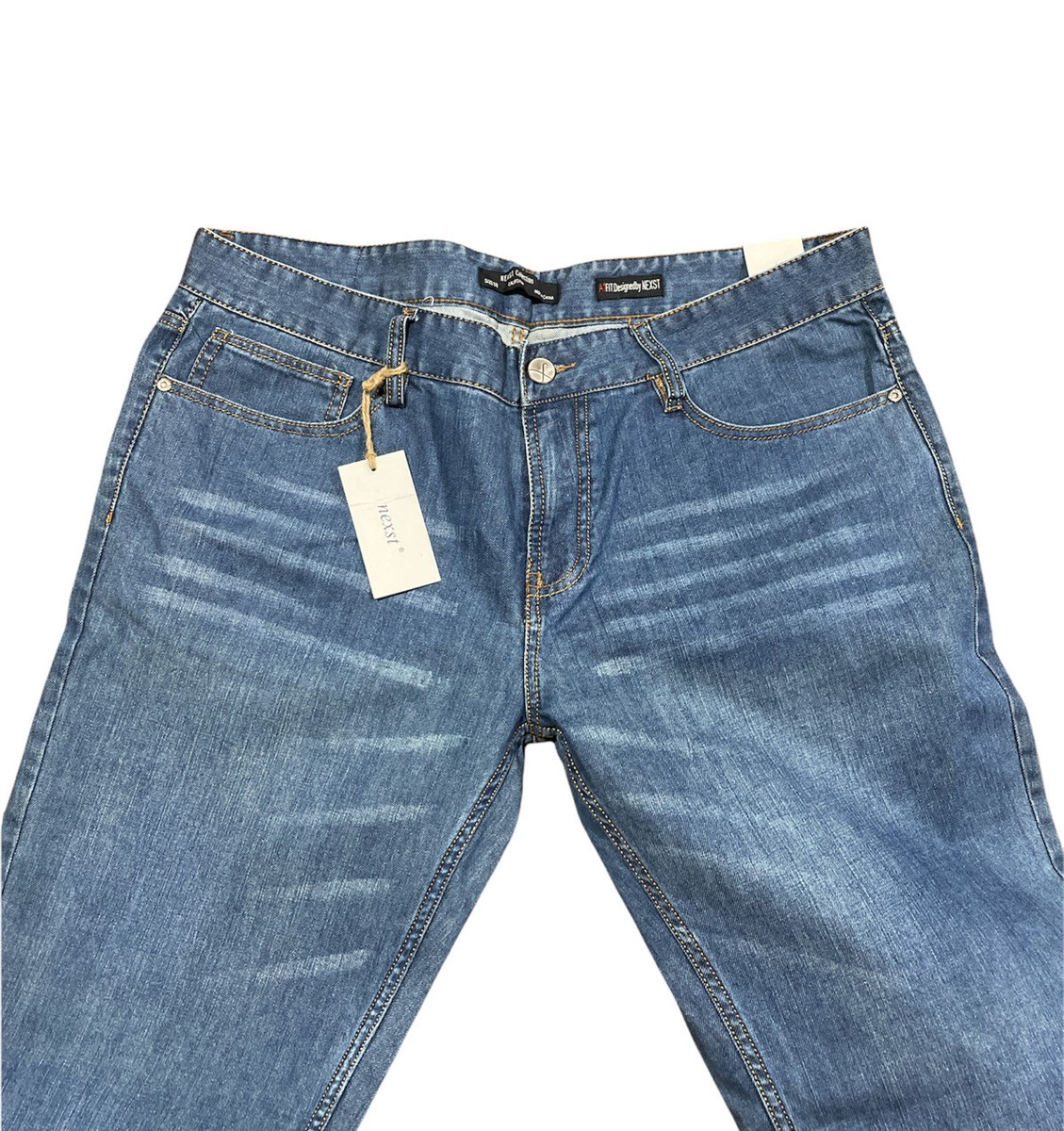 Vtg Nexst Collection Mens Blue Cloud Wash Jean Denim Pants