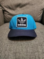 Vintage Baby Blue Adidas Snapback Hat Cap Retro Cali