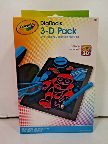 BRAND NEW Crayola DigiTools 3-D Pack Designed for iPad Ages 3+ - 第 1/2 張圖片