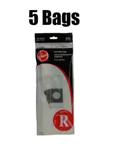 Lot Of 2 Packs HOOVER TYPE R Vacuum Cleaner Bags #4010063R 10 Bags (5 Per Pack) | UK - Foto 8