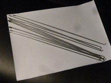 40x 9 rayons et tétons de vélo galvanisés Sturmey Archer calibre 14 7/8" (251mm)