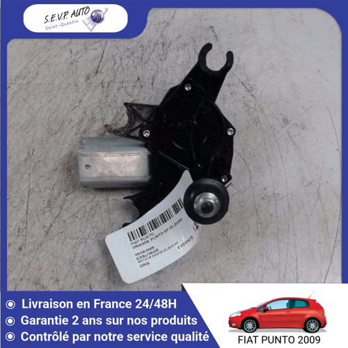 Moteur D'essuie-glace Arrière VALEO Pour FIAT GRANDE PUNTO, PUNTO EVO, FIORINO - Identique à L'origine - 3