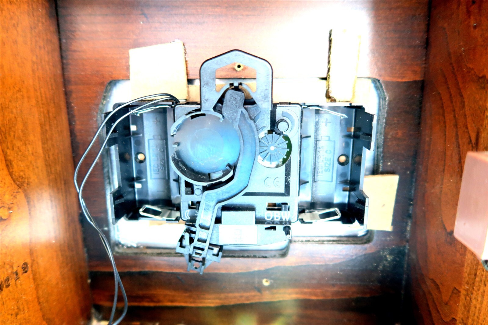 Vintage HAMILTON Mantle Clock Hermle Movement Not Moving Hour