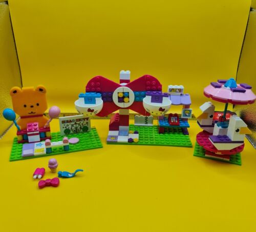 Hello Kitty Mega Bloks 10956 Fun At The Fair Amusement Park - incomplete