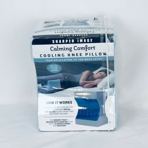 Sharper Image Calming Comfort Cooling Knee Pillow 2025