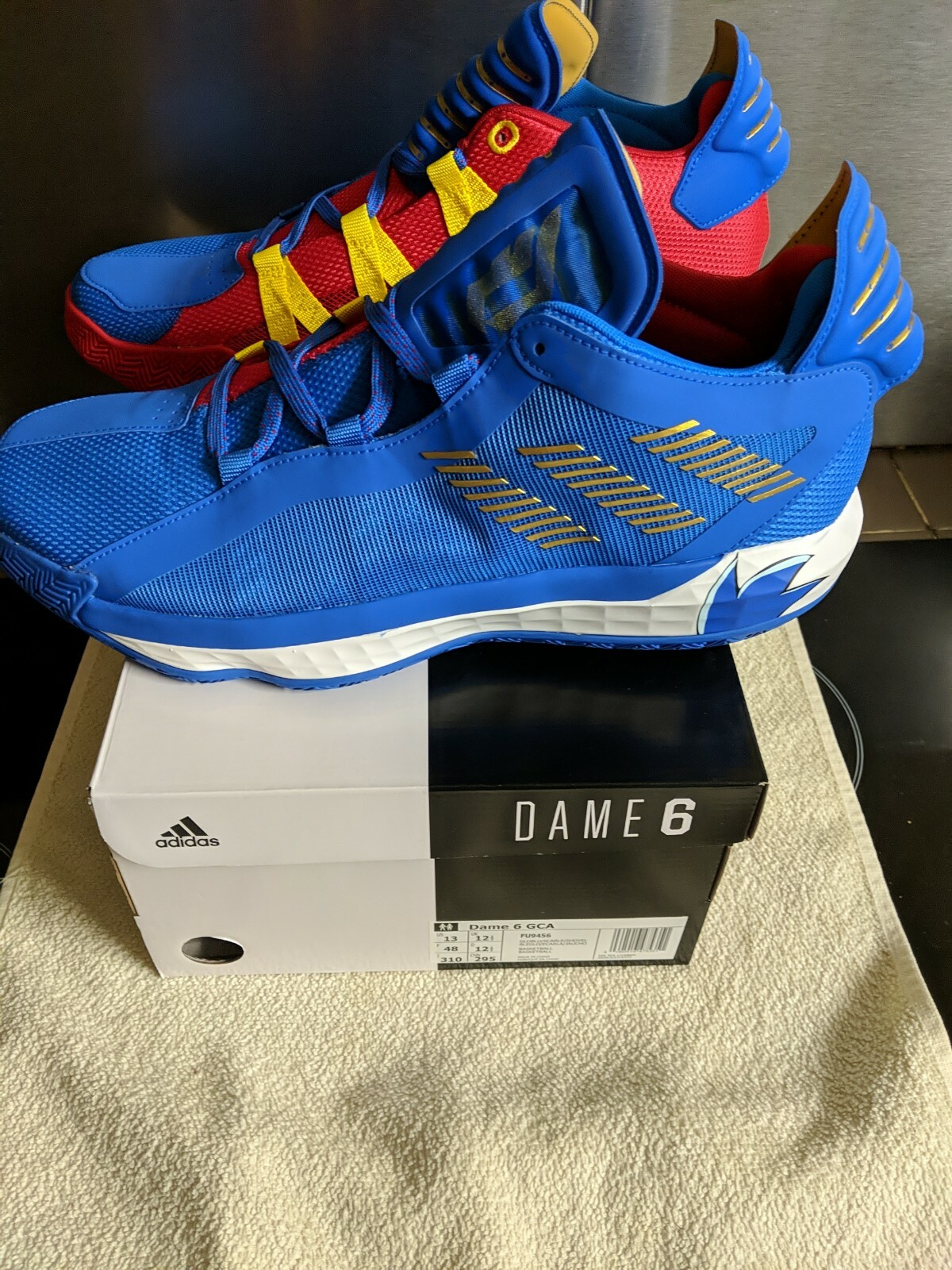 Adidas Dame 6 Gca - Sonic The Hedgehog -FU9456 US 13 4060519475351 | eBay