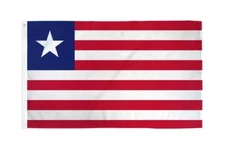 Liberia flag 2X3ft poly 100D FABRIC