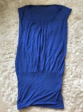 Ladies Summer Top From Primark Blue Size 8 Sleeveless Worn Once
